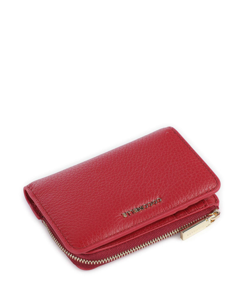 Coccinelle Metallic Soft RFID Wallet ruby