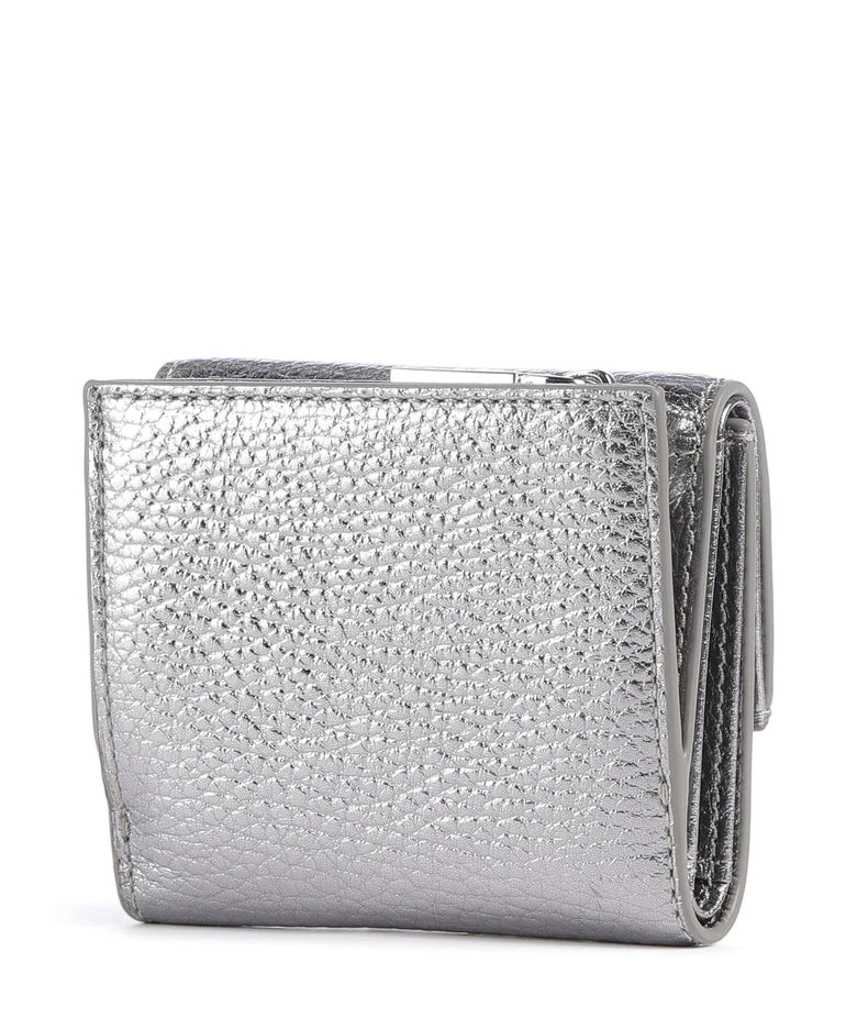 Coccinelle Metallic Soft Wallet steel