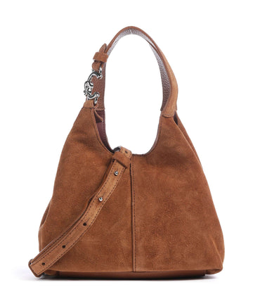 Coccinelle C-Easy Suede Håndtaske cognac