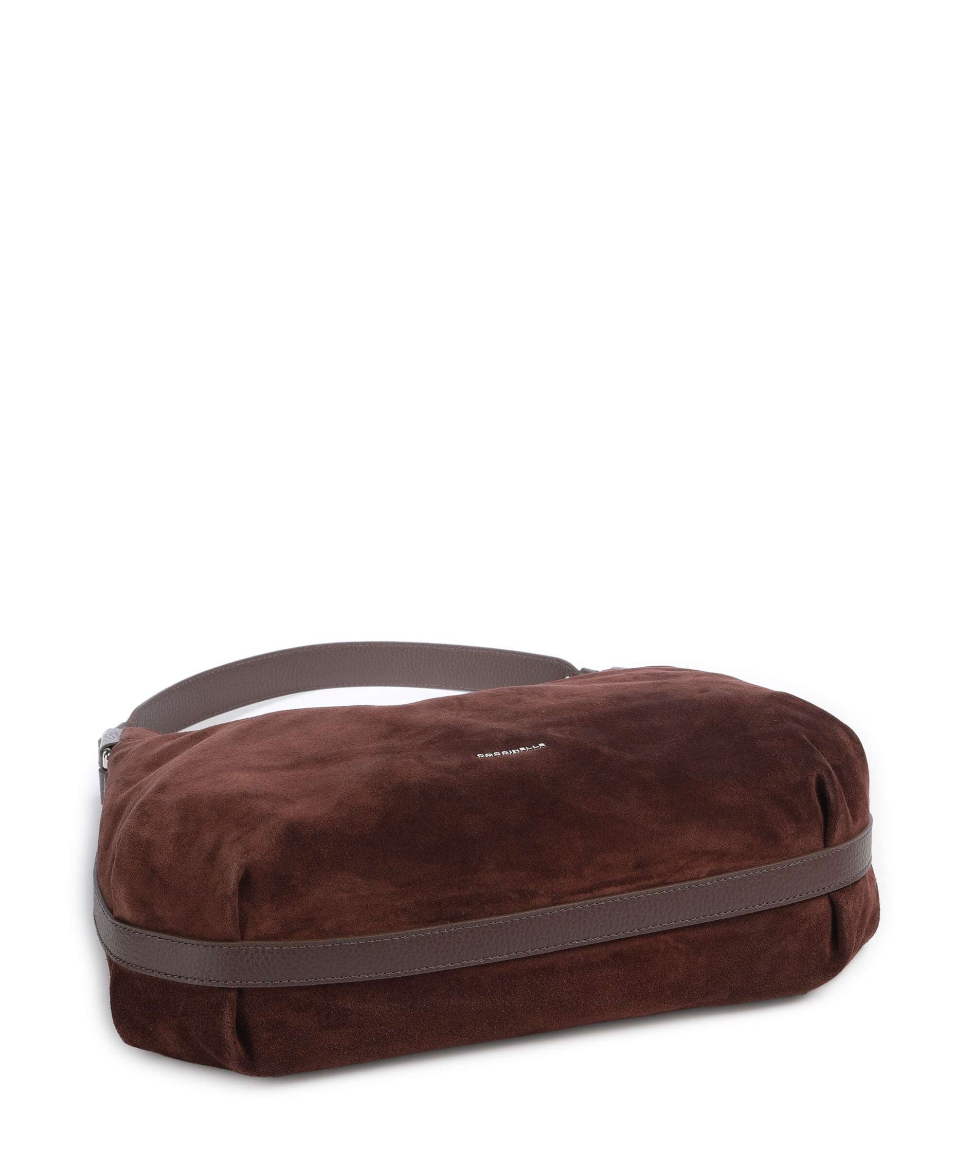 Coccinelle Rebekka Suede Hobo bag brunette