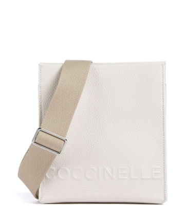 Coccinelle Myrtha Maxi Logo Crossover taske blanco