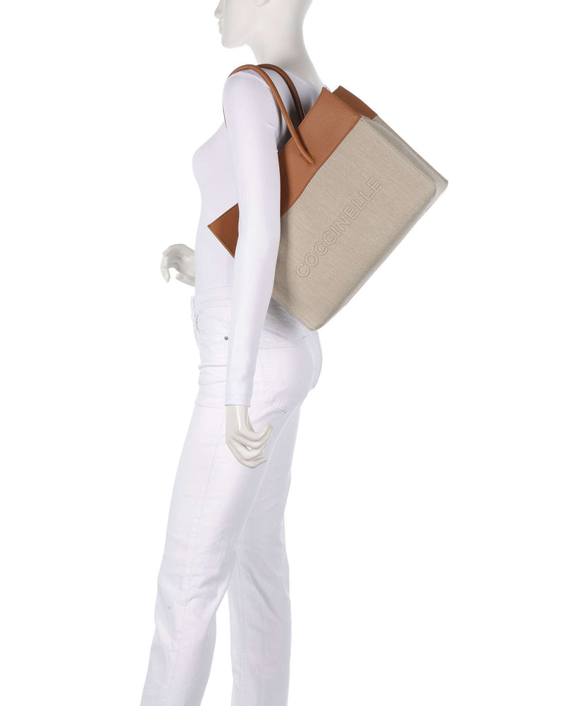 Coccinelle Myrtha Tote bag natural/cuir