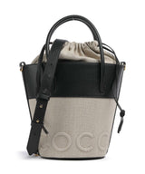 Coccinelle Myrtha Canvas Bucket taske natural/noir