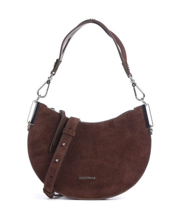 Coccinelle Sunup Suede Skuldertaske brunette
