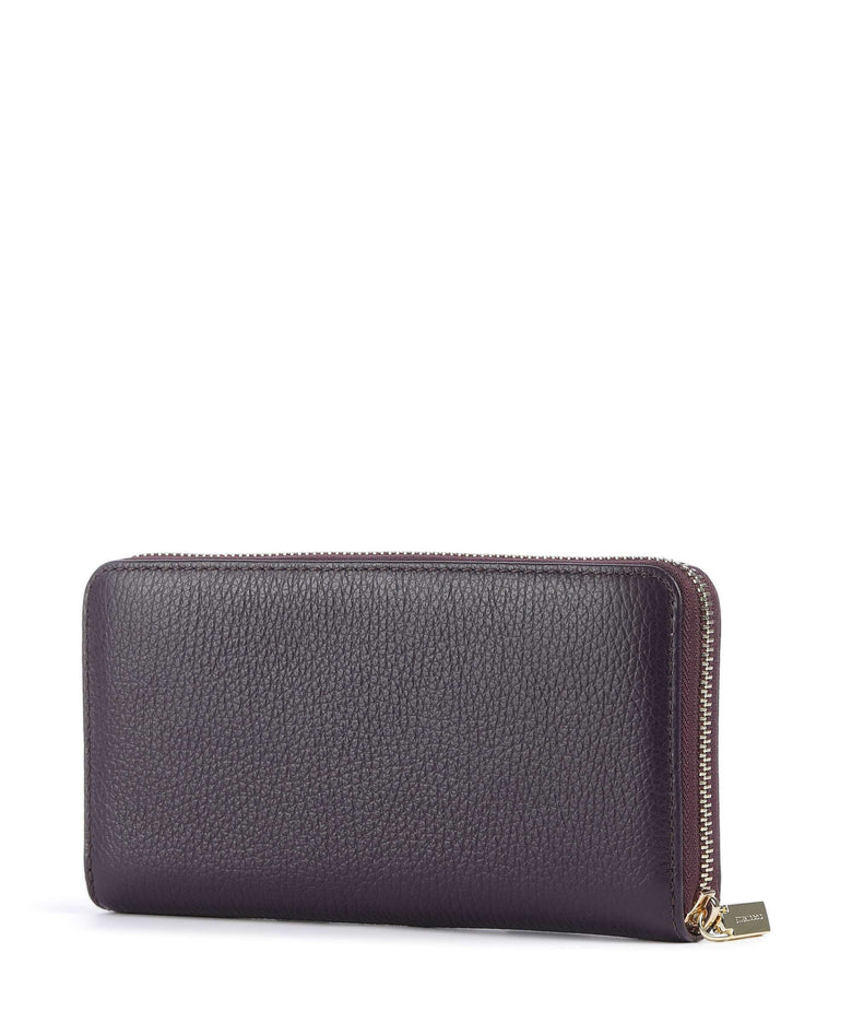 Coccinelle Metallic Soft Wallet prune