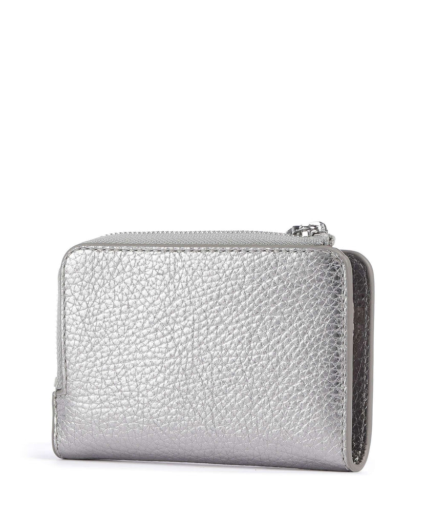 Coccinelle Metallic Soft RFID Wallet steel