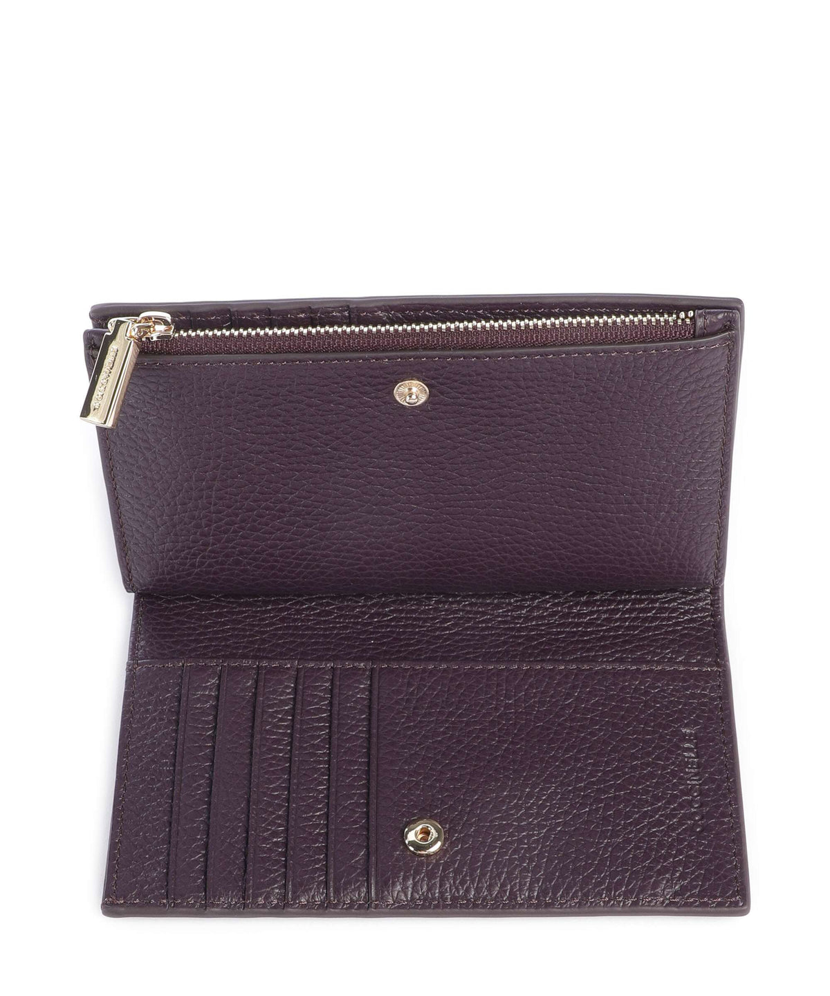 Coccinelle Metallic Soft Wallet prune