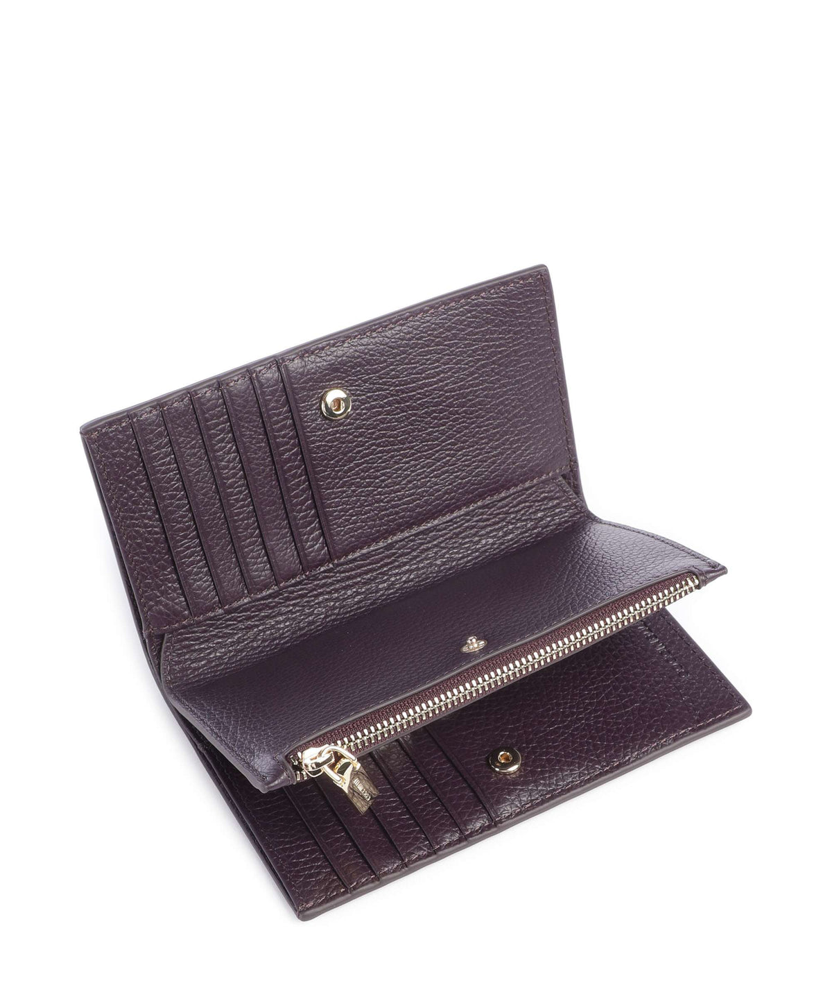 Coccinelle Metallic Soft Wallet prune