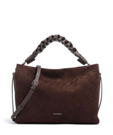 Coccinelle Boheme Suede Hobo bag brunette