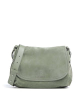 Coccinelle Rebekka Suede Skuldertaske greenery