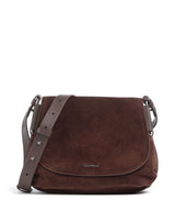 Coccinelle Rebekka Suede Crossover taske brunette