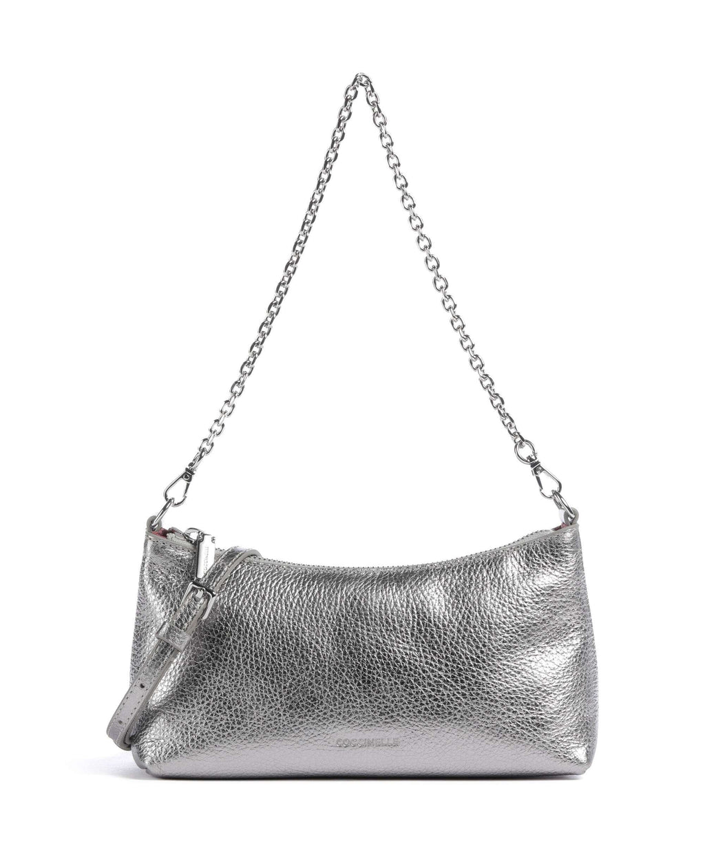 Coccinelle Aura Shoulder bag steel