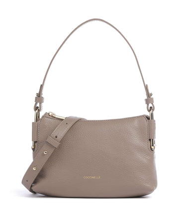 Coccinelle Rebekka Skuldertaske warm taupe