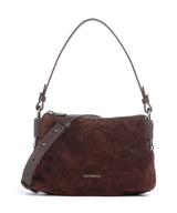 Coccinelle Rebekka Suede Skuldertaske brunette