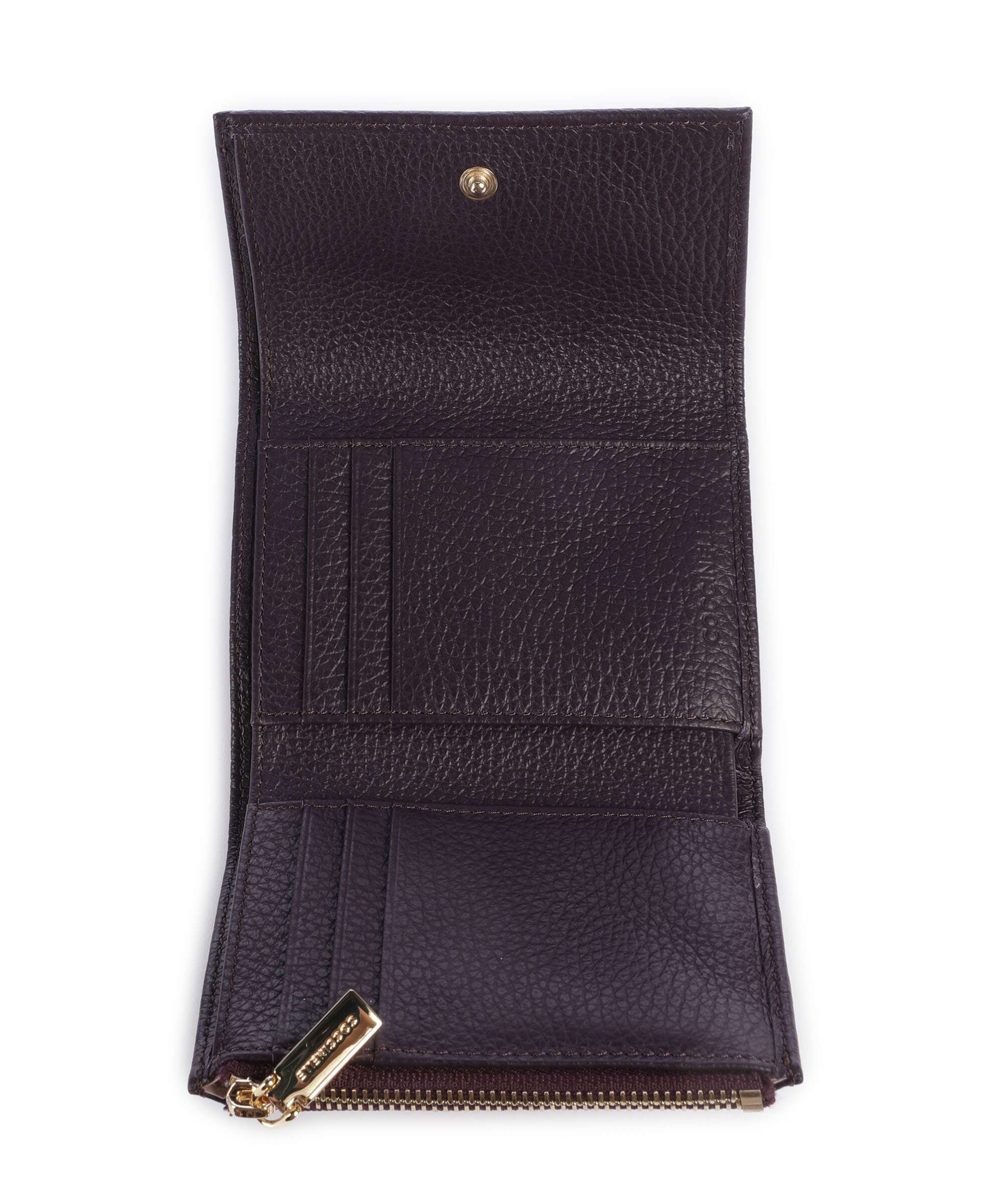 Coccinelle Metallic Soft Wallet prune