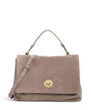 Coccinelle Liya Suede Håndtaske warm taupe