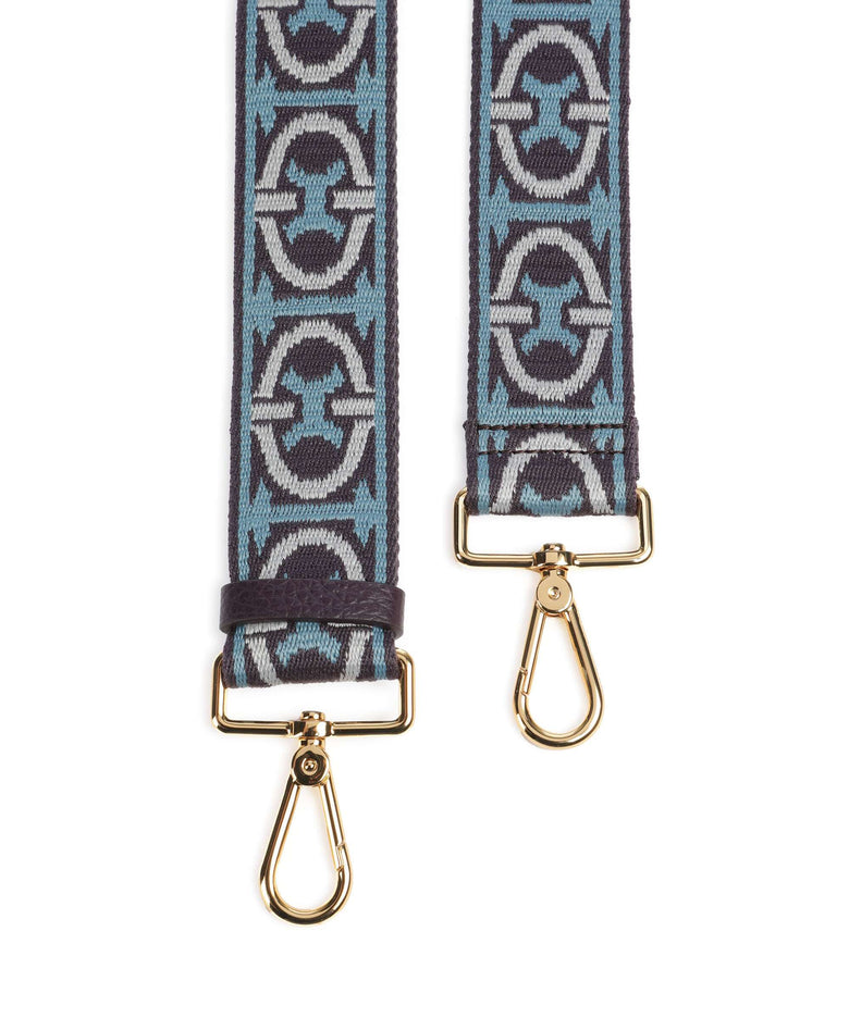 Coccinelle Nastro Monogram Tricolor Bag strap multicolour/arctic