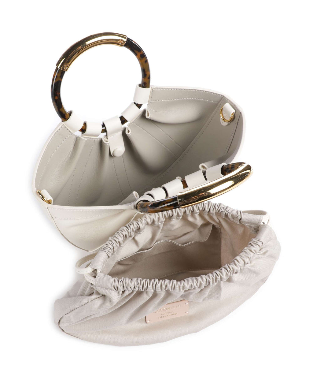 Coccinelle Shell Handbag pearl