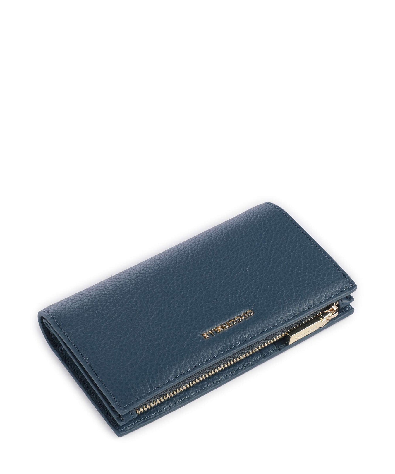 Coccinelle Metallic Soft RFID Wallet deep blue