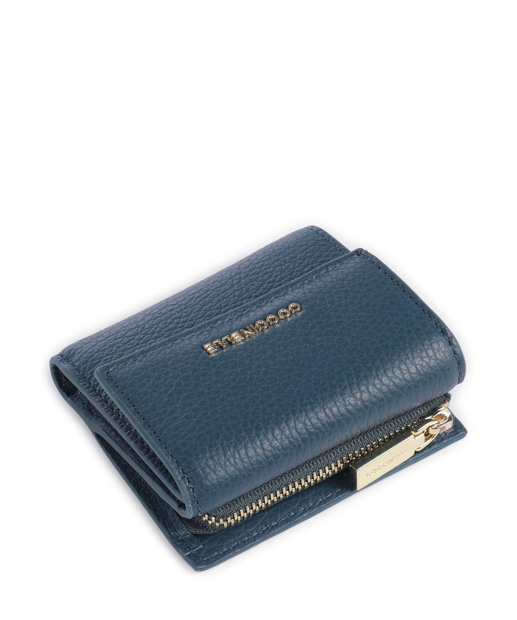 Coccinelle Metallic Soft Wallet deep blue