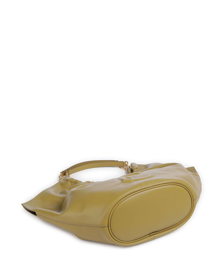 Coccinelle Smash Bucket bag seagrass