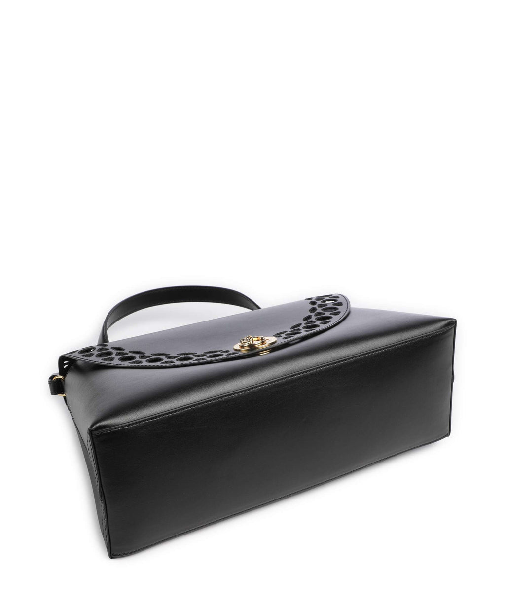 Coccinelle Nikla Monogram Sangallo Handbag noir