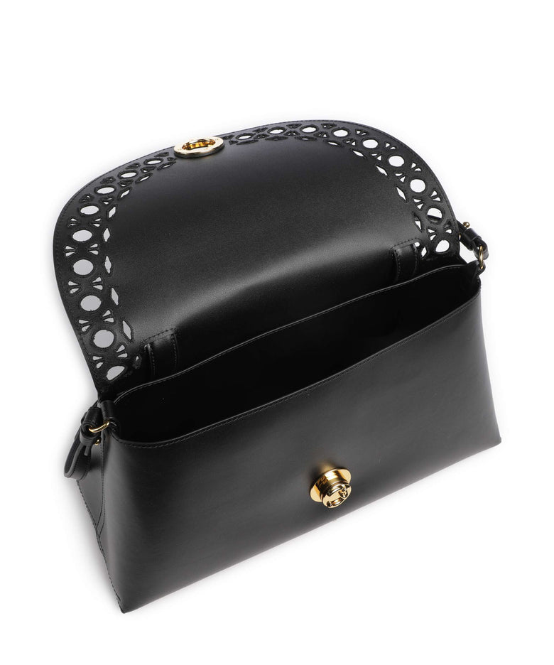 Coccinelle Nikla Monogram Sangallo Handbag noir