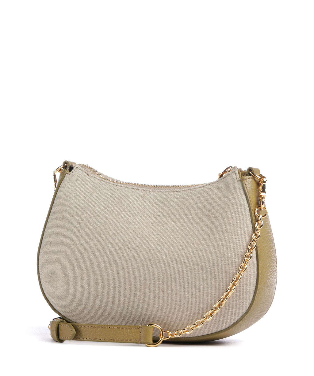 Coccinelle C-Easy Canvas Crossbody bag natural/seagrass