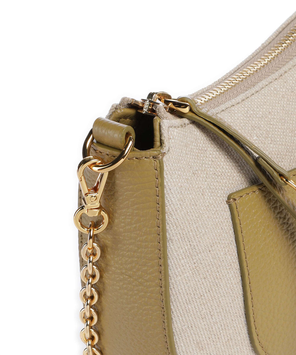 Coccinelle C-Easy Canvas Crossbody bag natural/seagrass