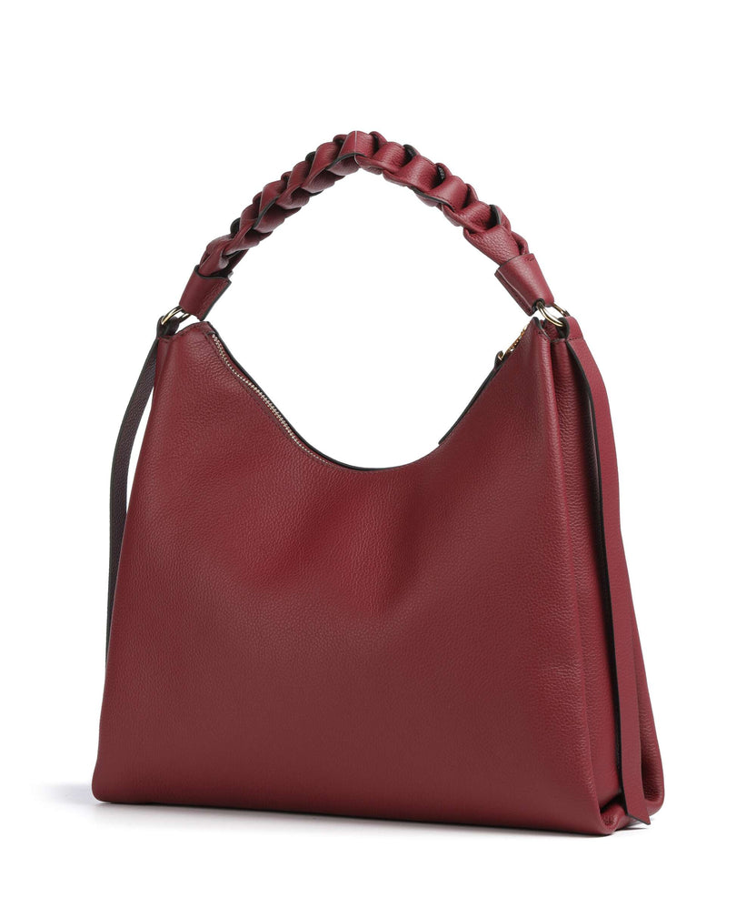 Coccinelle Boheme Grana Double Hobo bag ribes/prune