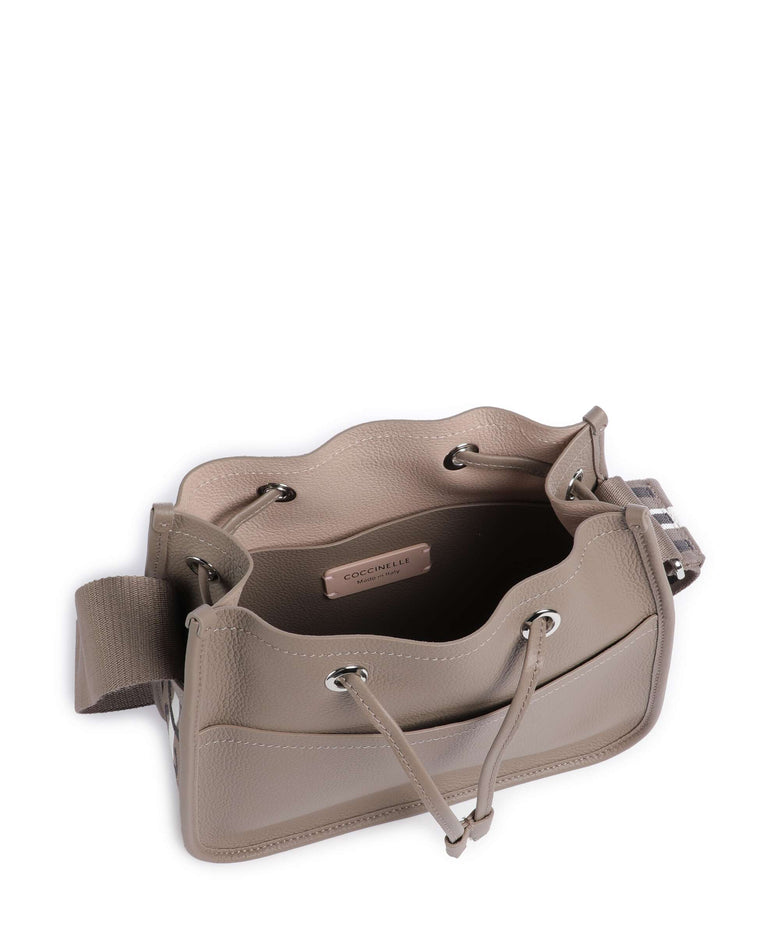 Coccinelle Raquel Bucket bag warm taupe/rosette