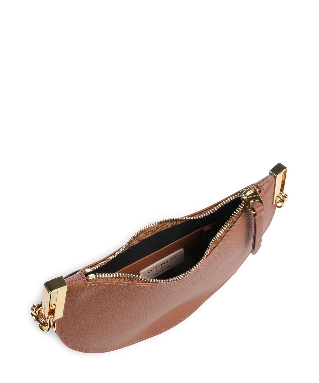 Coccinelle Sunup Shoulder bag cognac/noir