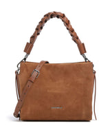 Coccinelle Boheme Suede Håndtaske cognac