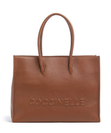 Coccinelle Myrtha Maxi Logo Shopper taske cognac