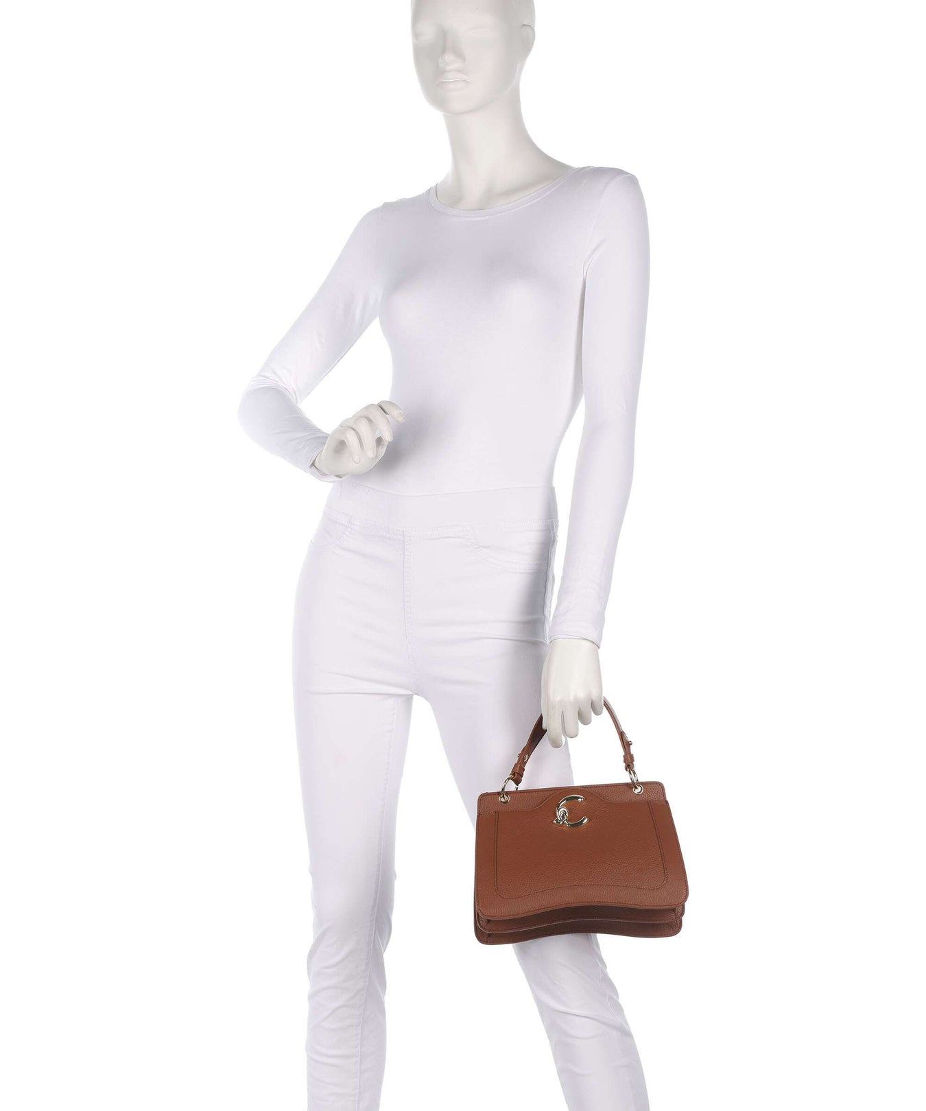 Coccinelle C-Me Handbag cognac