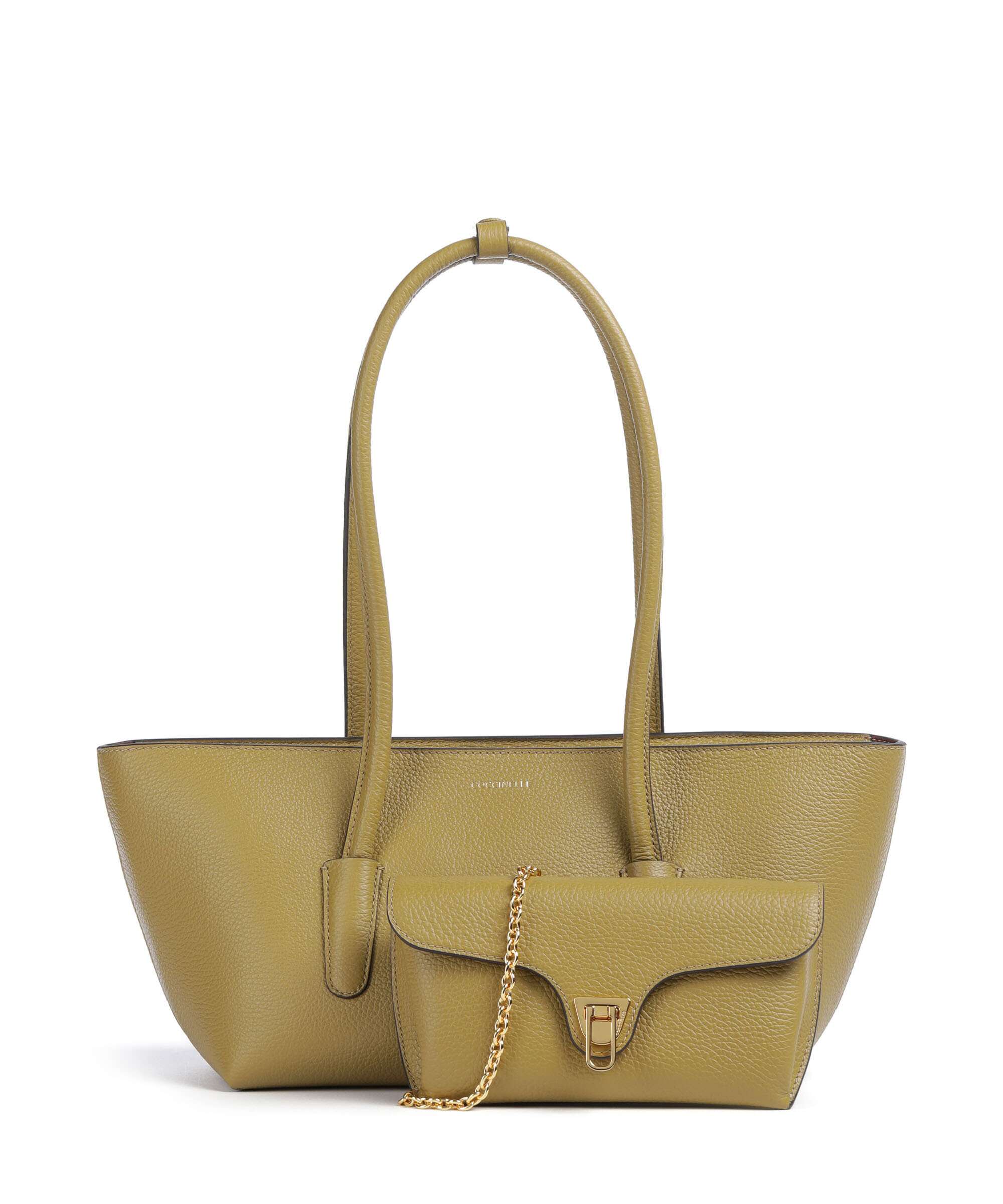 Coccinelle Beat Double Shoulder bag seagrass