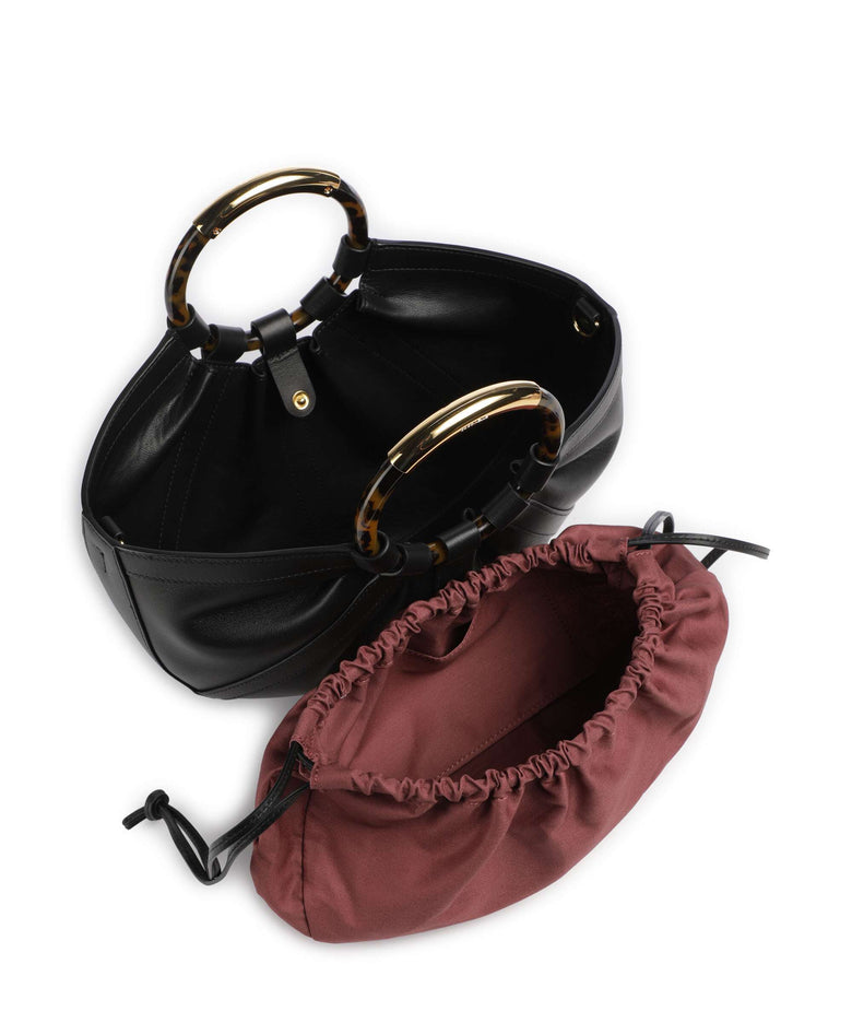 Coccinelle Shell Handbag noir