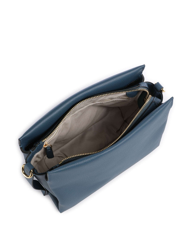 Coccinelle Boheme Grana Double Handbag deep blue/sandshell