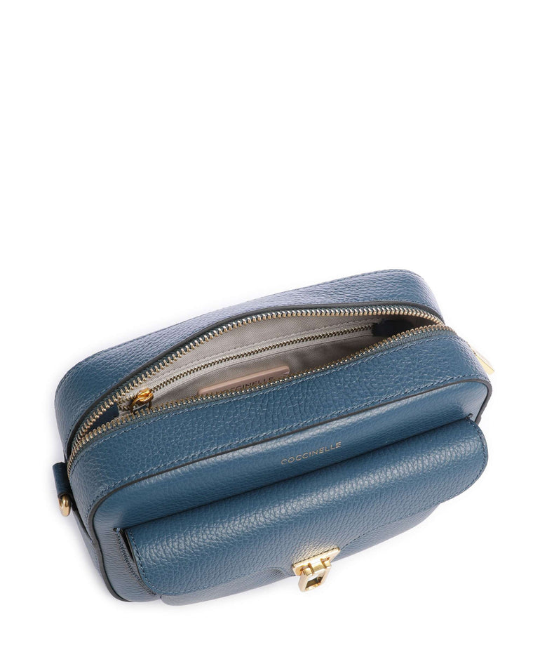 Coccinelle Beat Soft Ribbon Crossbody bag deep blue