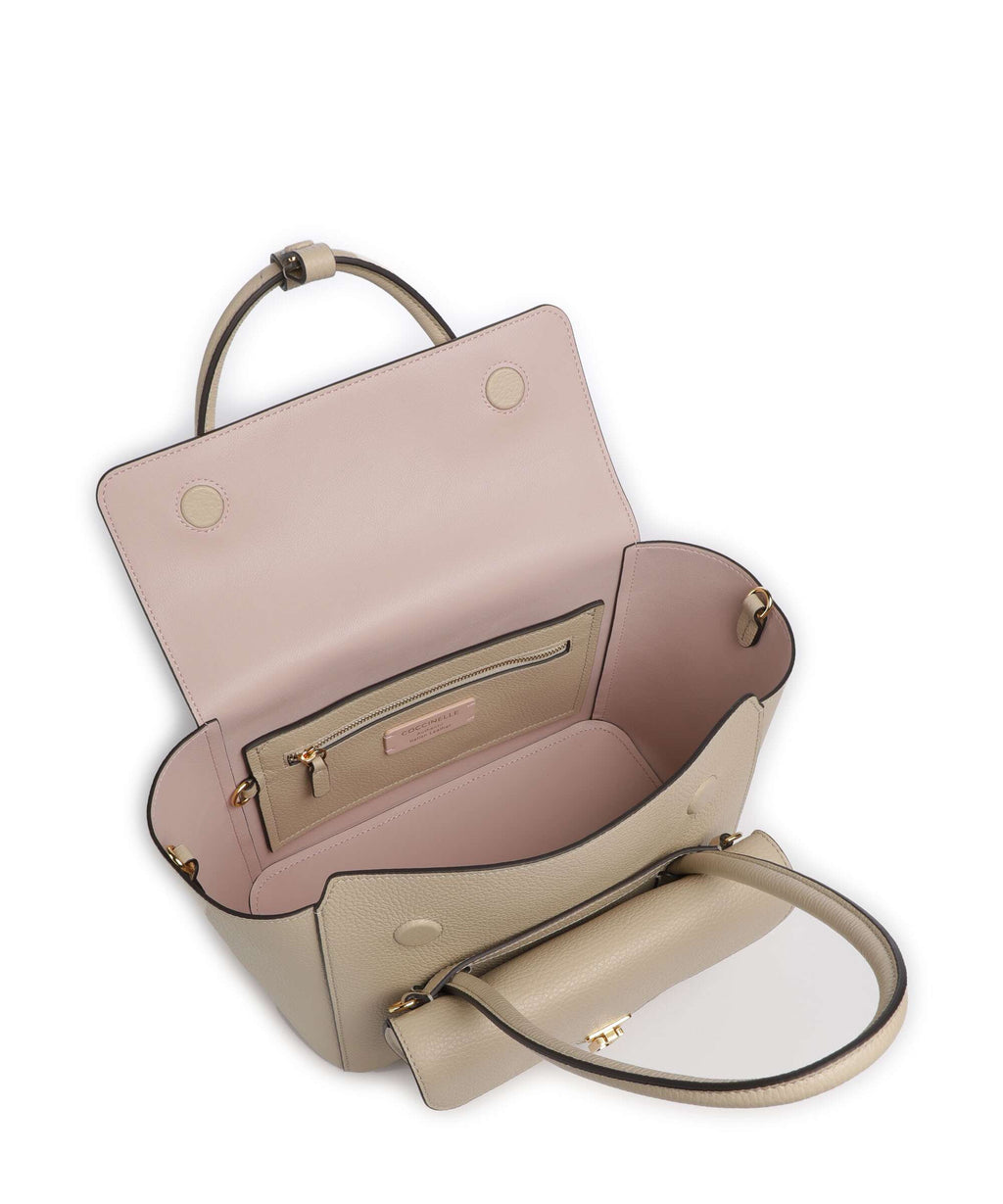 Coccinelle Beat Double Handbag sandshell