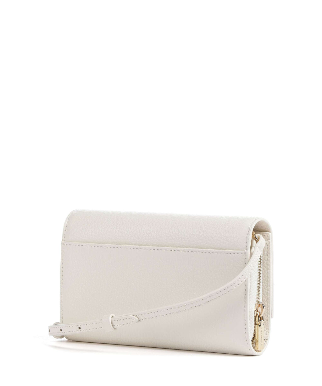 Coccinelle Metallic Soft Wallet pearl