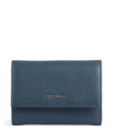 Coccinelle Metallic Soft RFID Wallet deep blue