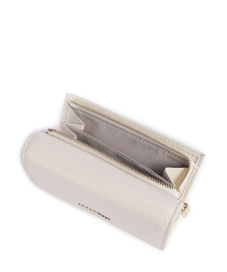 Coccinelle Metallic Soft Wallet pearl