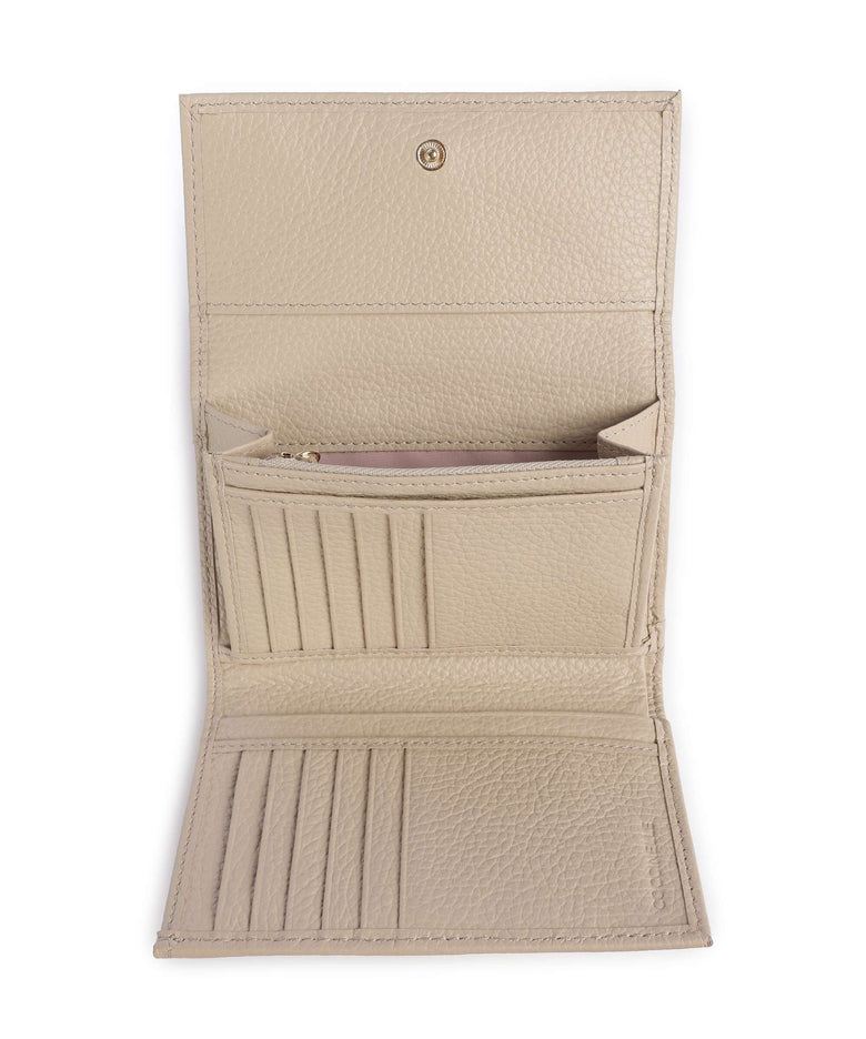 Coccinelle Metallic Soft Wallet sandshell