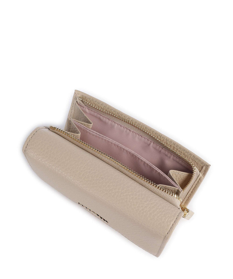 Coccinelle Metallic Soft Wallet sandshell