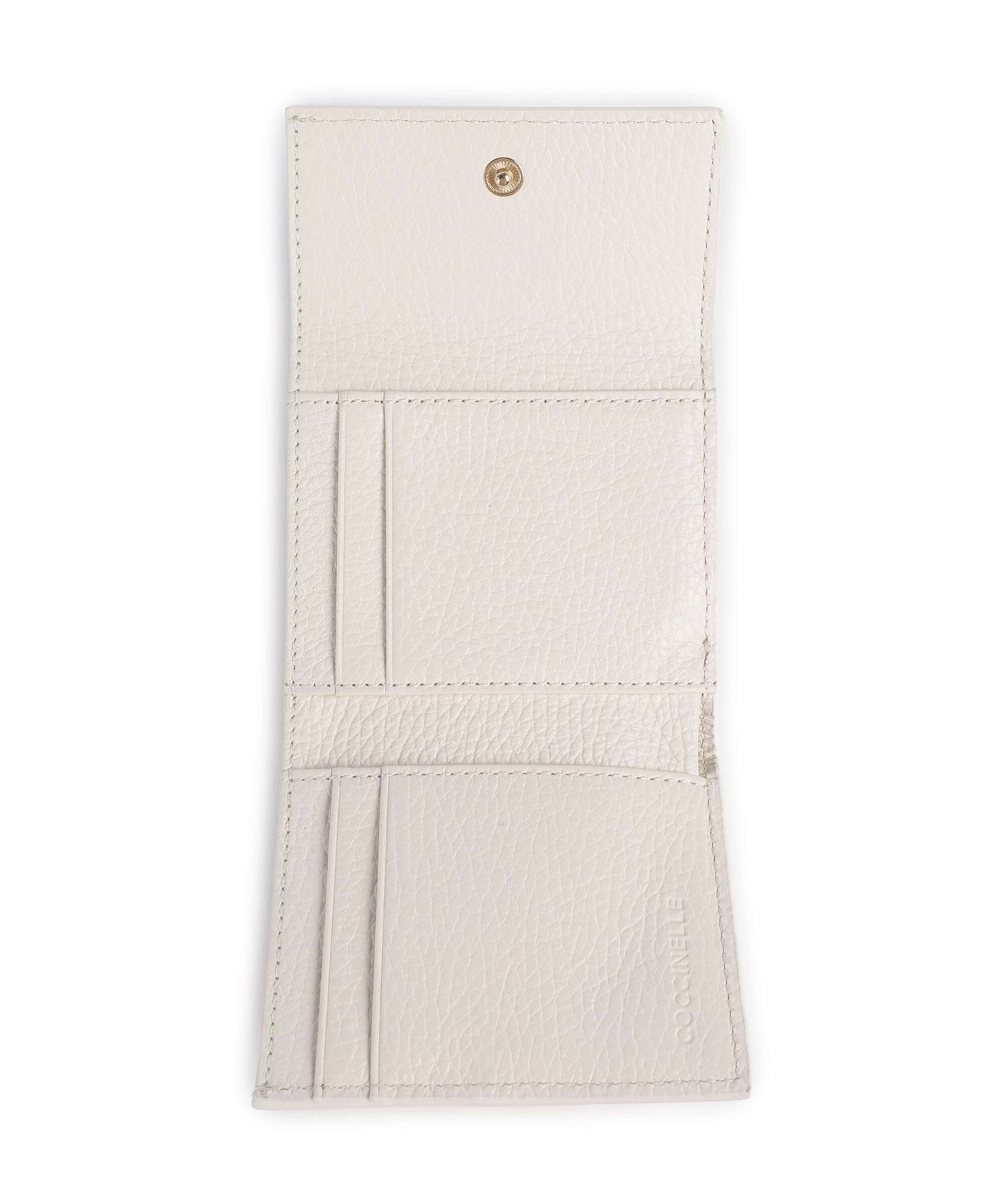 Coccinelle Metallic Soft RFID Wallet pearl