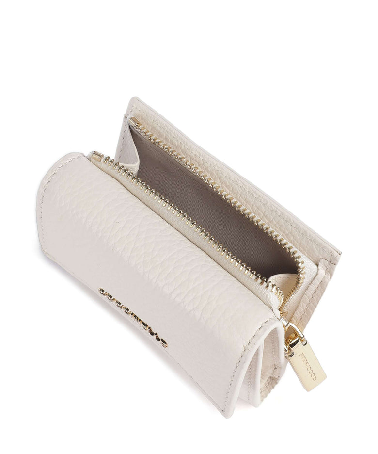 Coccinelle Metallic Soft RFID Wallet pearl