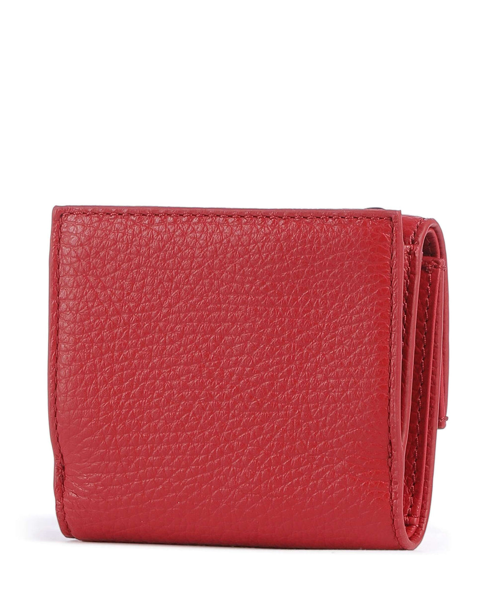 Coccinelle Metallic Soft RFID Wallet scarlet