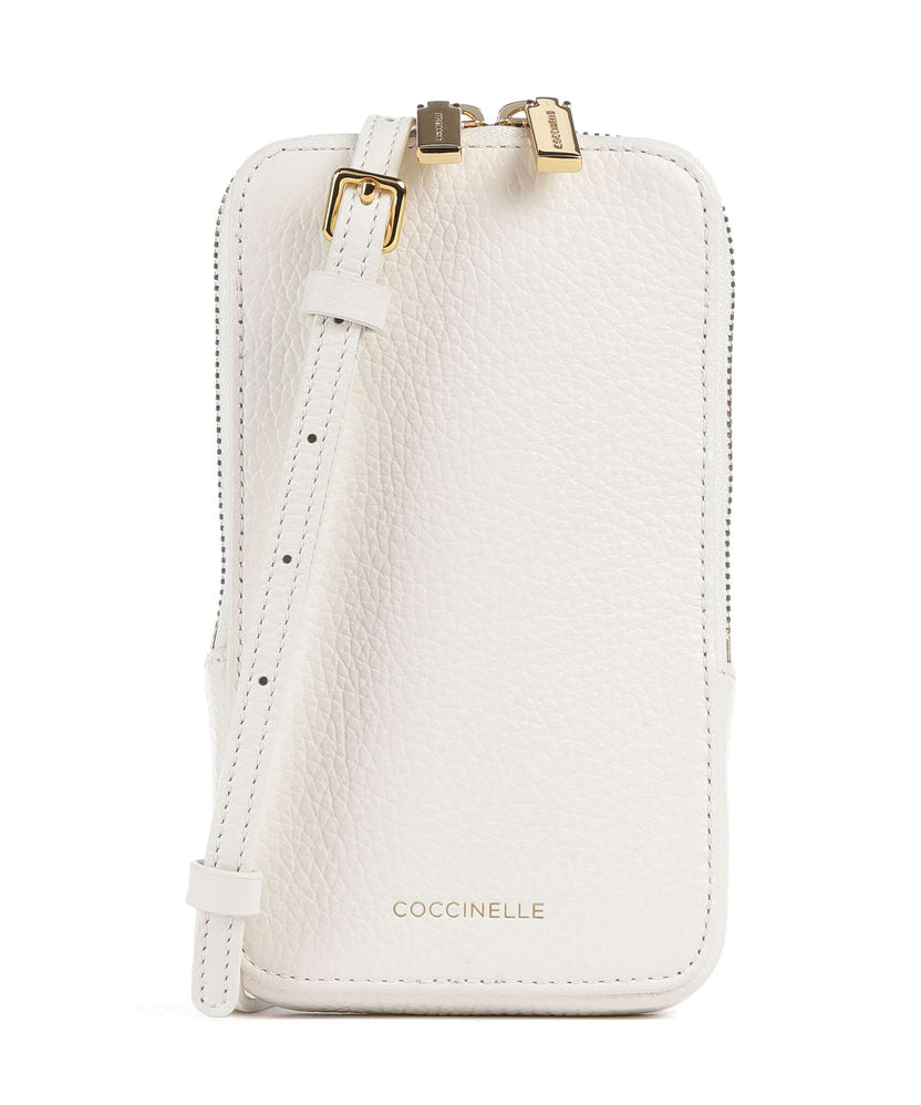 Coccinelle Flor Phone bag pearl