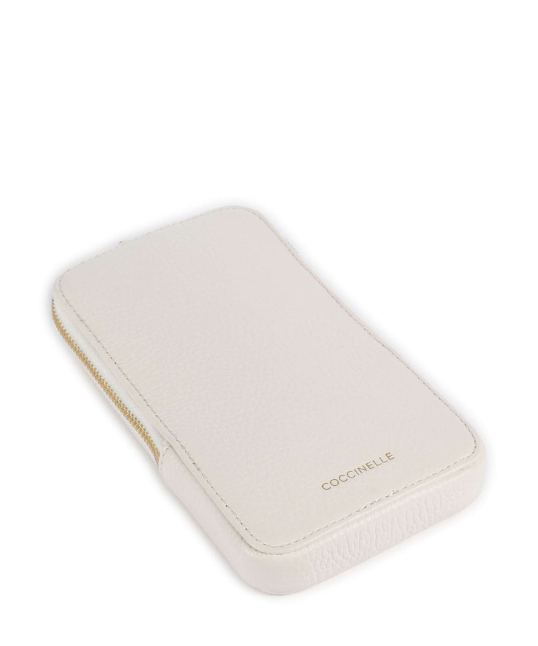 Coccinelle Flor Phone bag pearl